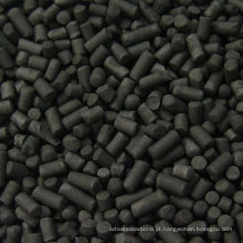 Carvão ativado à base de carvão cilíndrico de 4,0 mm de baixo teor de cinza para adsorção de alta eficiência DX40